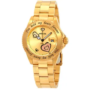 Invicta Women's 14732 Angel Gold Dial Gold-plated Watch