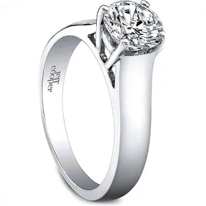 Jeff Cooper Solitaire Diamond Engagement Ring