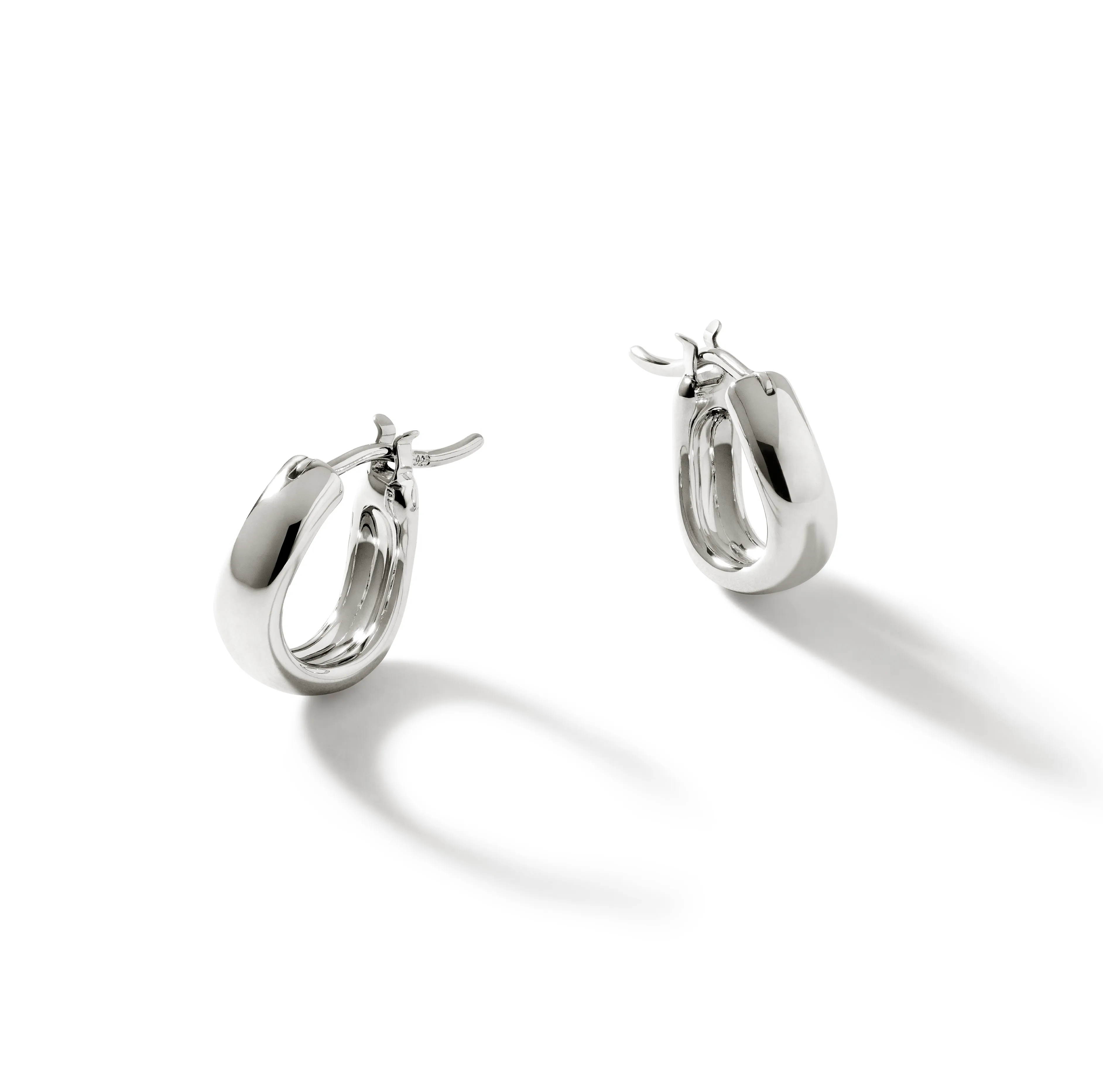 John Hardy Surf Silver Extra Small Hoop Earrings