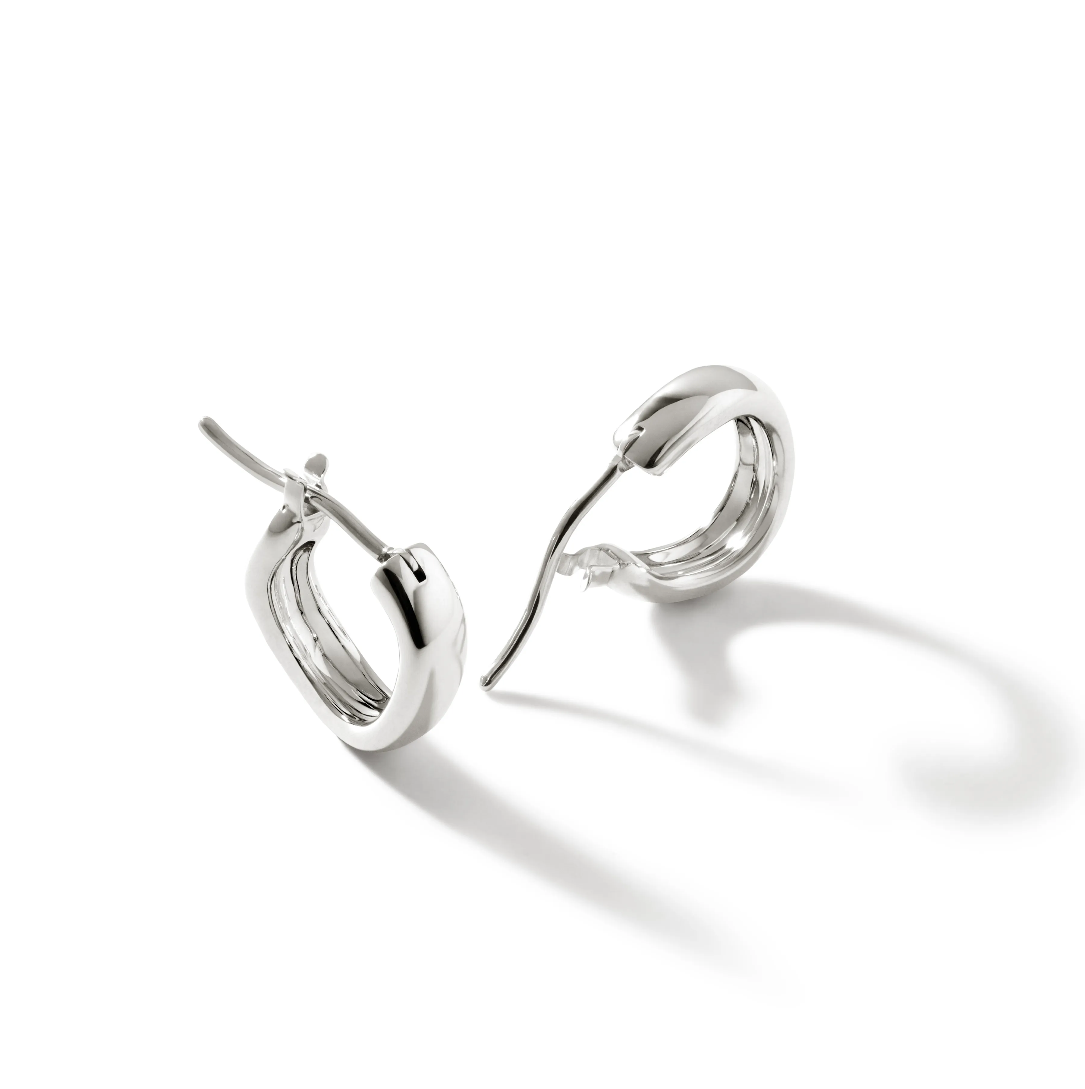 John Hardy Surf Silver Extra Small Hoop Earrings