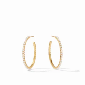 Juliet Pearl Hoop-Medium