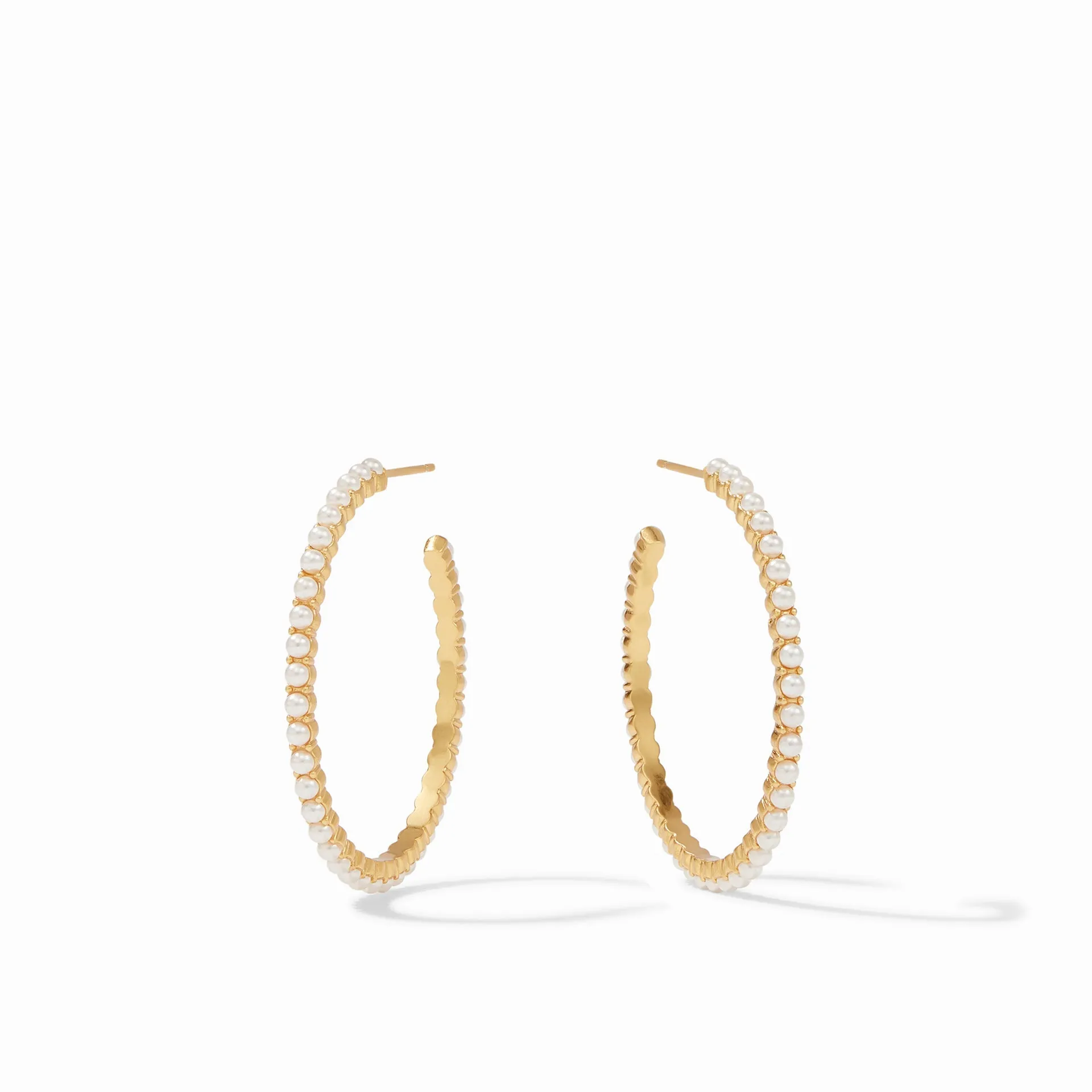 Juliet Pearl Hoop-Medium