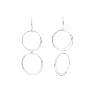 Kyla Katz Double Circle Drop Earrings
