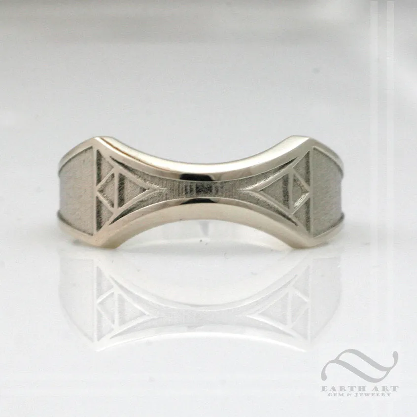 Ladies Zelda Wedding Band -14k Gold