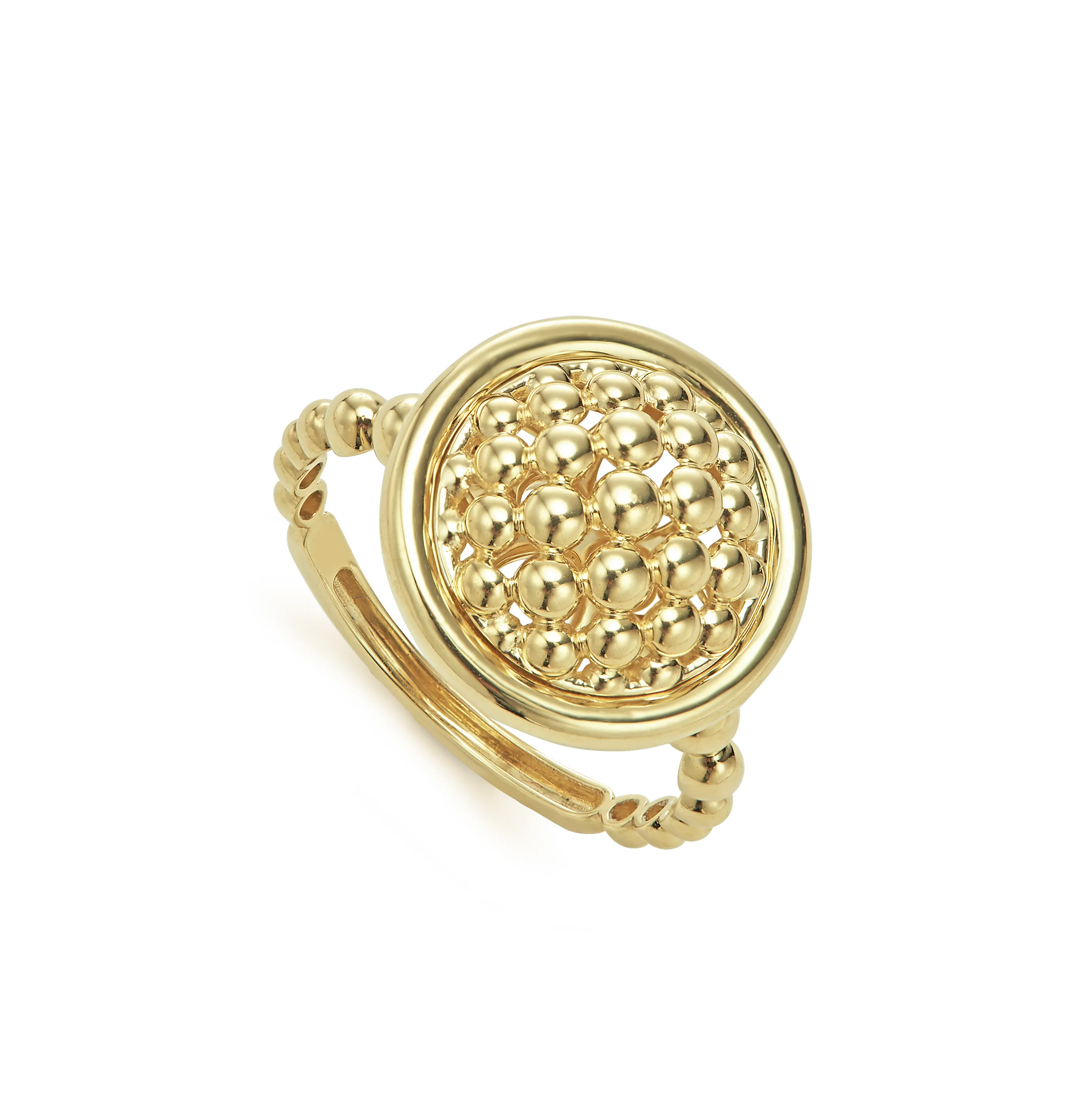 LAGOS Meridian 18K Gold Caviar Ring