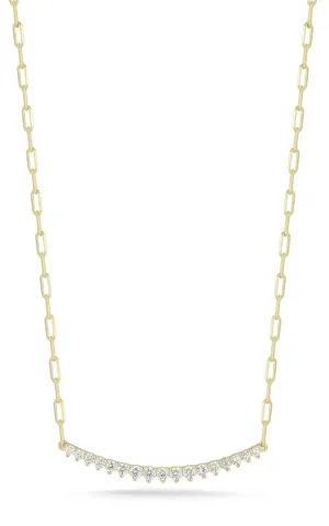 Large Curved Bar Necklace