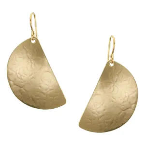 Large Half Moon Wire Earrings
