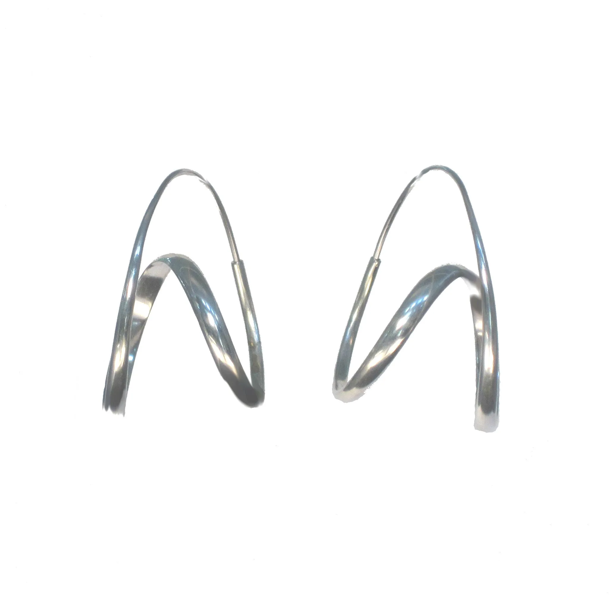 Large Spiral Earrings