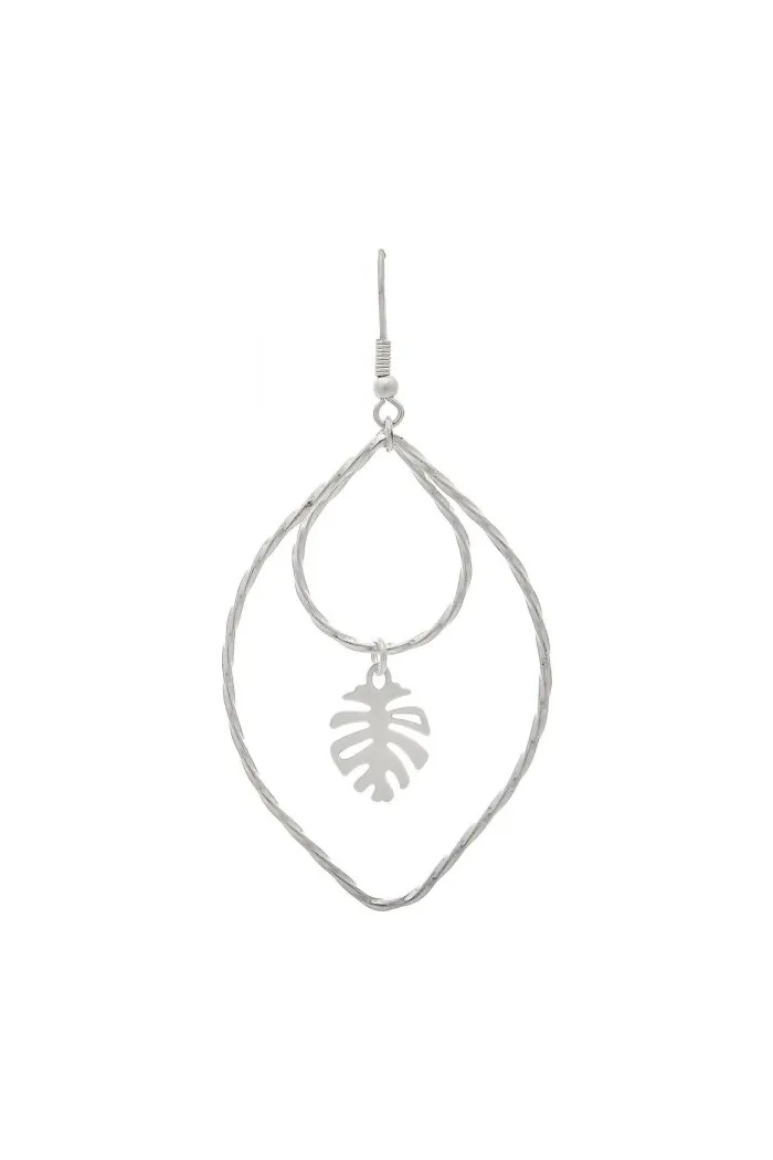 Layered Leaf Earring