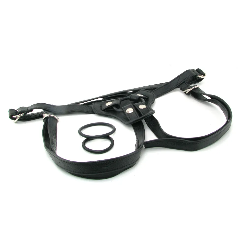 Leather Strap On Harness