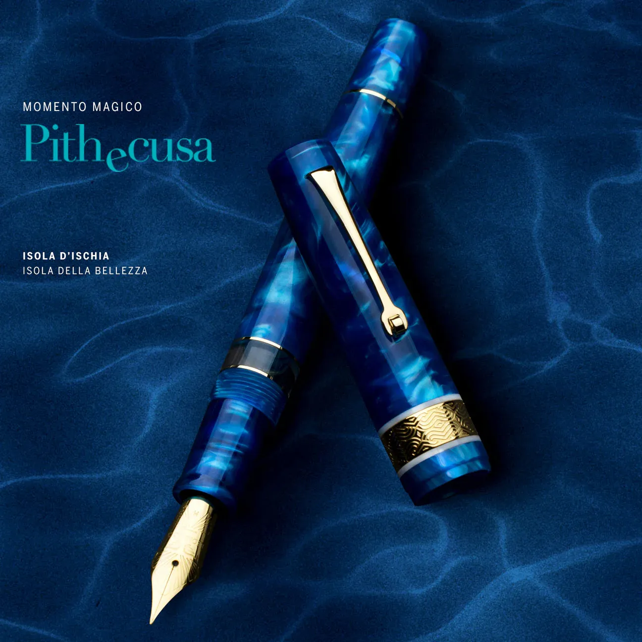 Leonardo Officina Italiana Momento Magico Fountain Pen - Pithecusa Gold