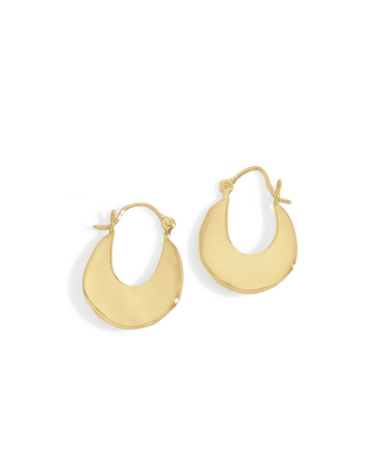 Leonore small disc hoops