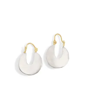 Leonore small disc hoops