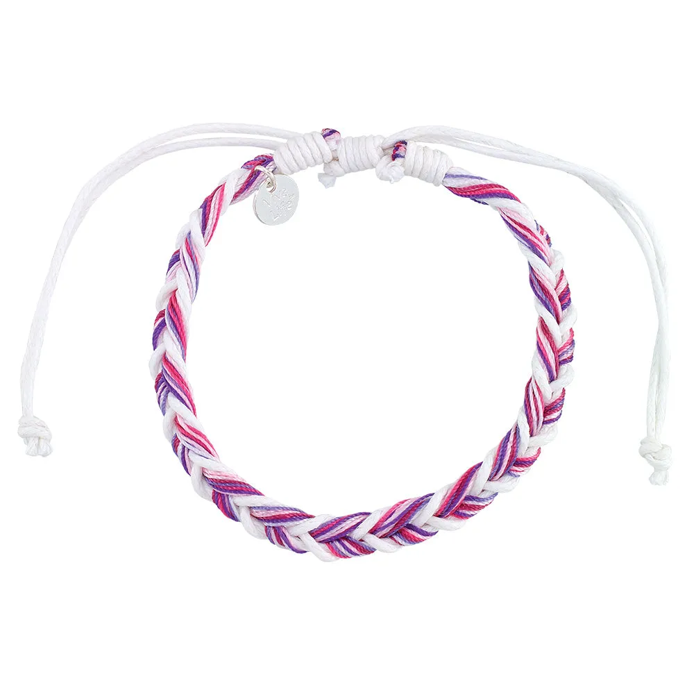 Linen Nylon Fishtail Braided Bracelet