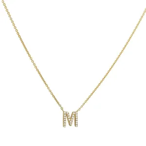 Liven - Upper Case Petite Initial Pendant