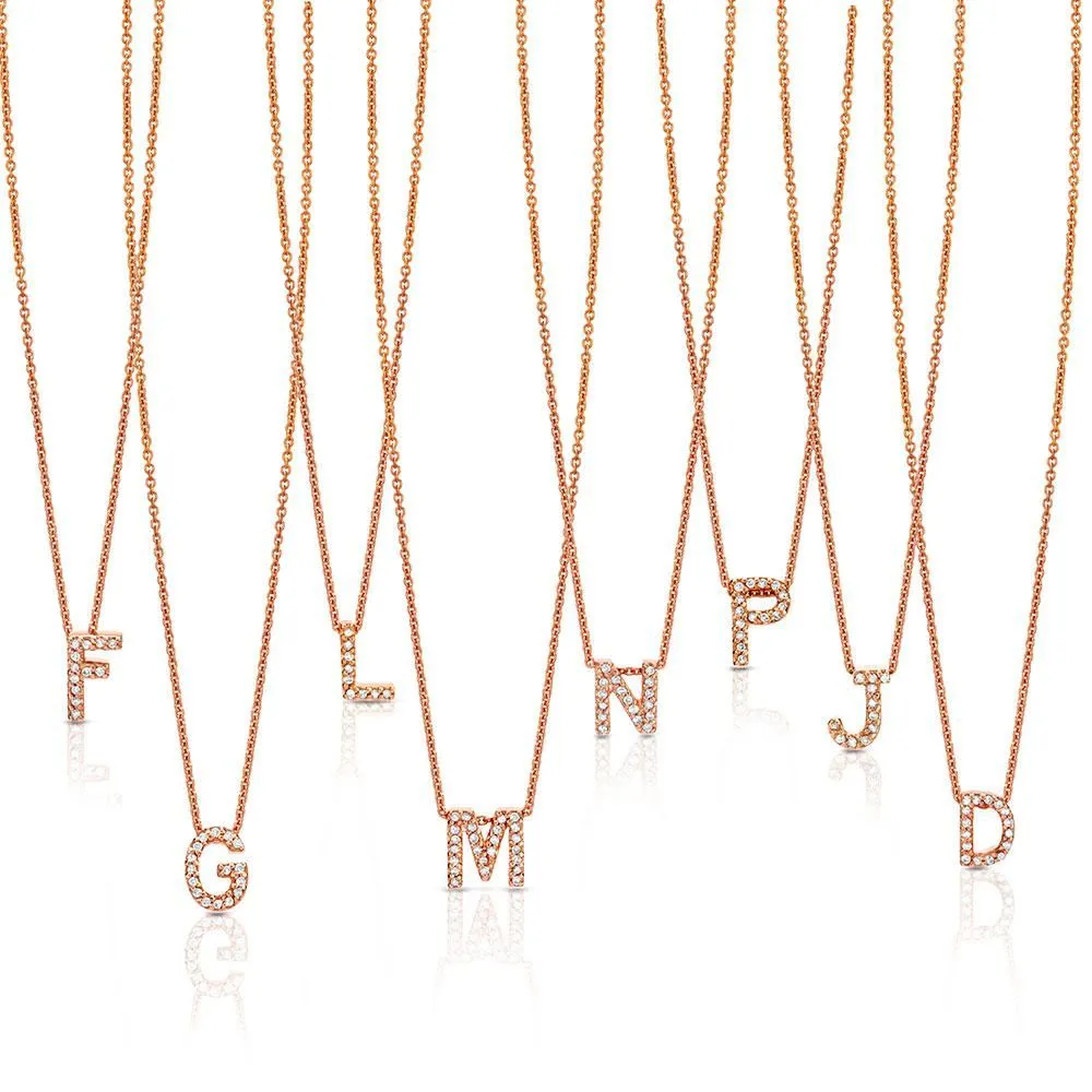 Liven - Upper Case Petite Initial Pendant