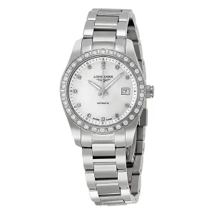 Longines Primaluna Mother of Pearl Stainless Steel Ladies Watch L22850876 L2.285.0.87.6