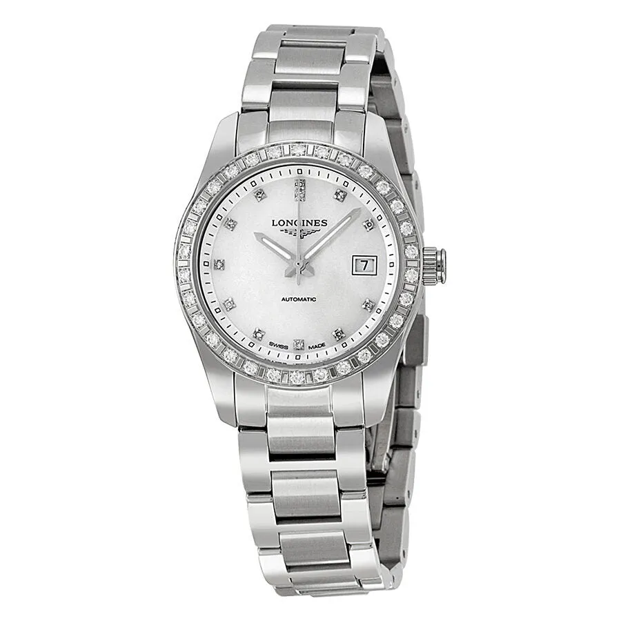 Longines Primaluna Mother of Pearl Stainless Steel Ladies Watch L22850876 L2.285.0.87.6