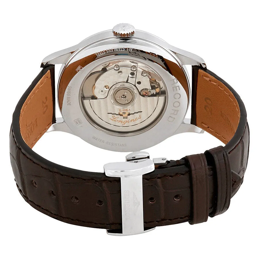 Longines Record Automatic Sunray Silver Dial Men's Watch L28214722 L2.821.4.72.2