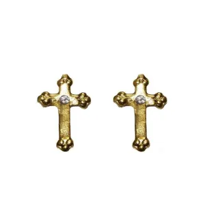 Lovers Cross Post Earrings