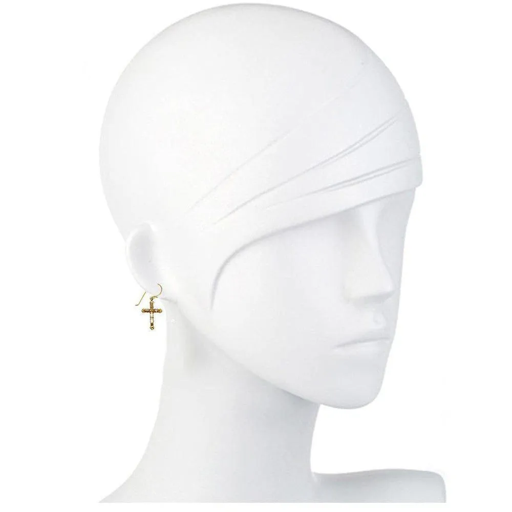 Madonna Cross Earrings