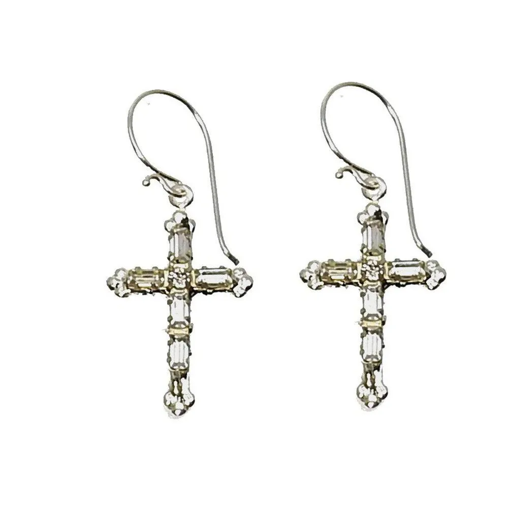 Madonna Cross Earrings