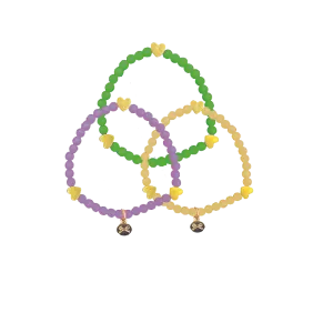 Mardi Gras Bracelet Set