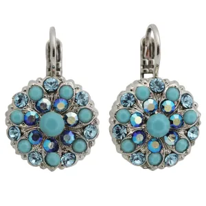 Mariana "Bliss" Rhodium Plated Guardian Angel Crystal Earrings, 1029 2672ro