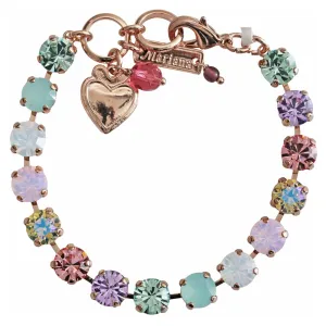 Mariana "Pina Colada" Rose Gold Plated Must-Have Everyday Crystal Tennis Bracelet, 4252 1063rg