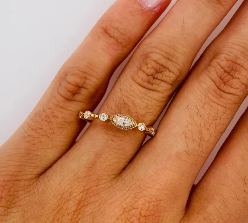 Marquise Diamond Ring