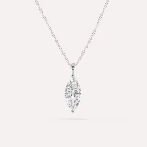 Marquise Pendant Diamond Necklace Setting