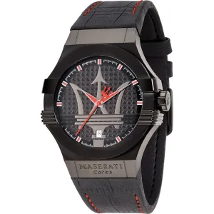 Maserati Potenza Black Dial Men's Watch R8851108010