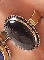 Mawada Simple Agate Ring
