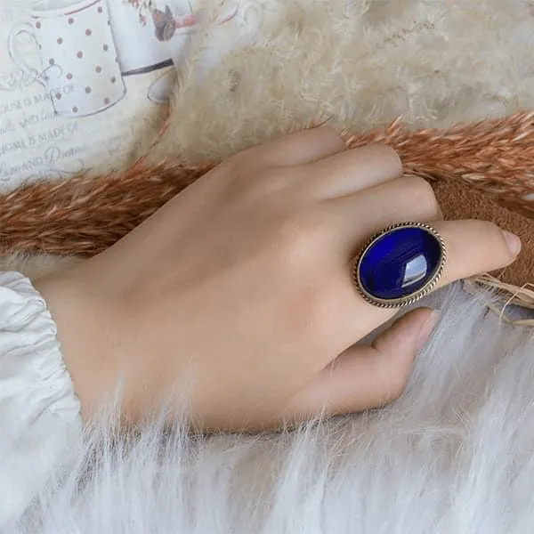Mawada Simple Agate Ring