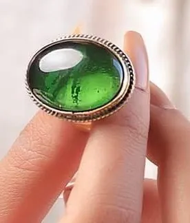 Mawada Simple Agate Ring