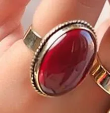 Mawada Simple Agate Ring
