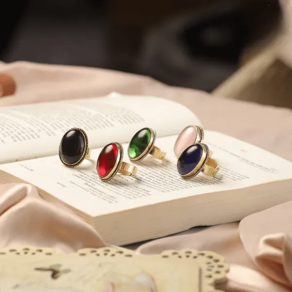 Mawada Simple Agate Ring