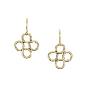 Medium Double Infinity Wire Earrings