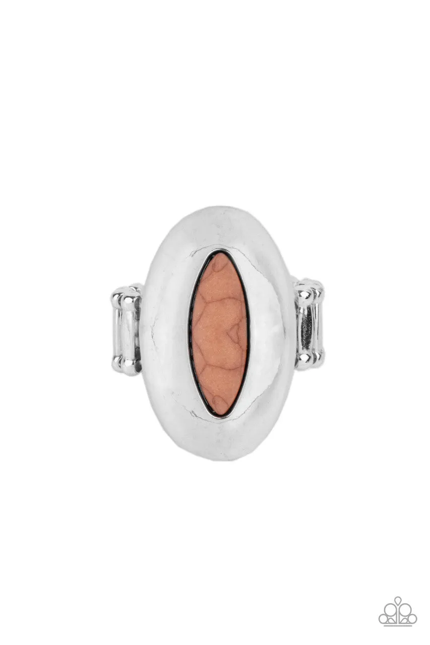 Mesmerizing BLAZE Brown Paparazzi Ring