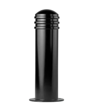 Metal Rings Decorative Bollard Simple Design - Powder Coted - Model BOLL2545