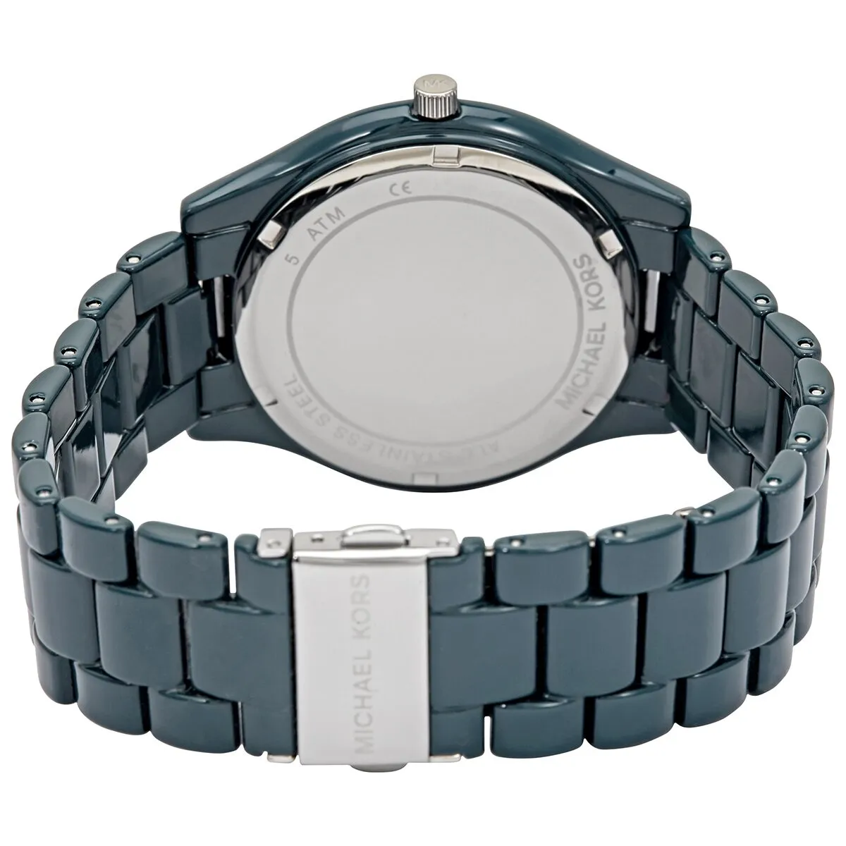 Michael Kors Slim Runway Quartz Blue Dial 42 mm Watch MK4416