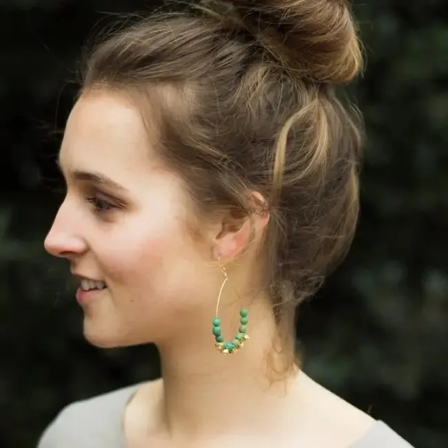 Midnight Raindrop Earrings