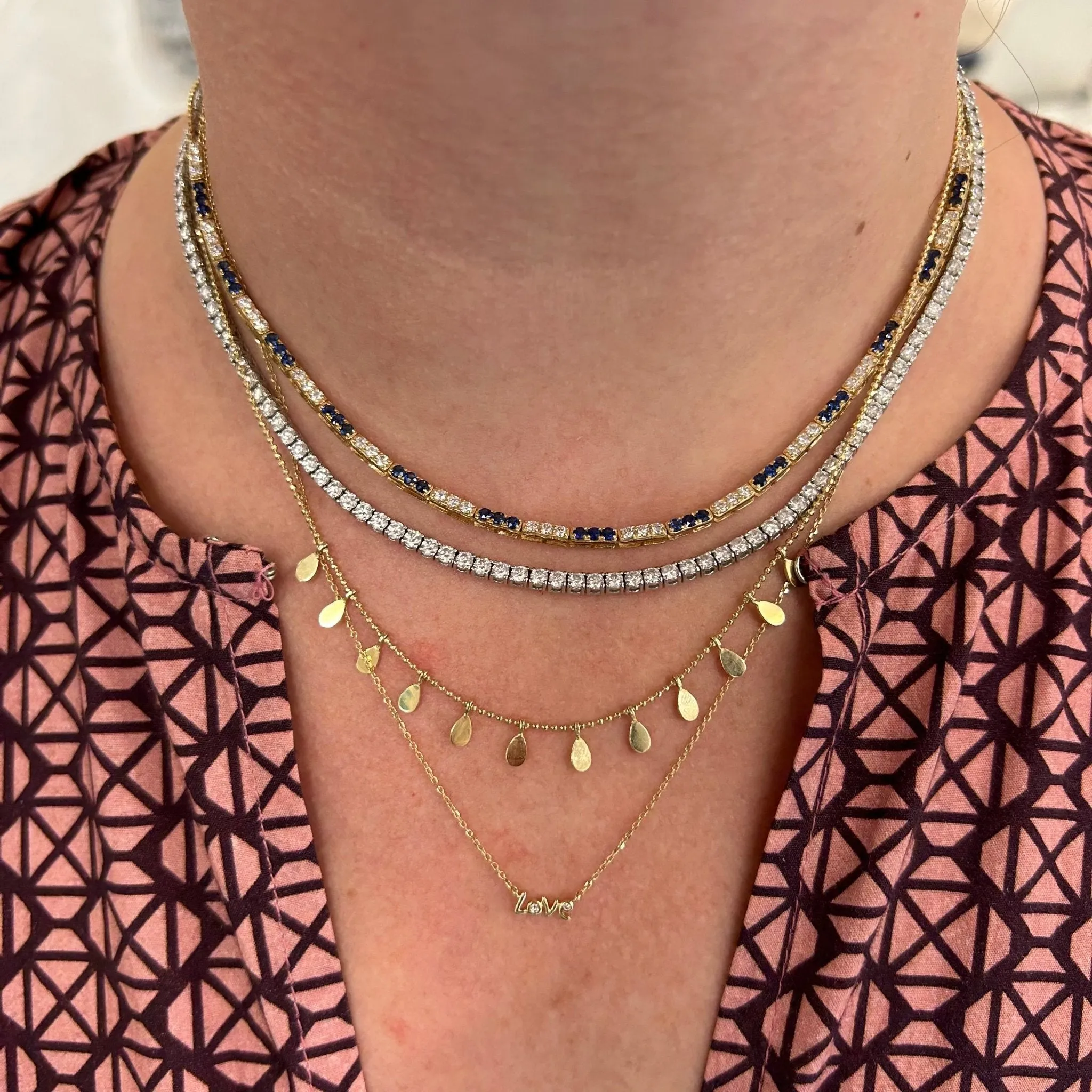 Mini Diamond Love Necklace
