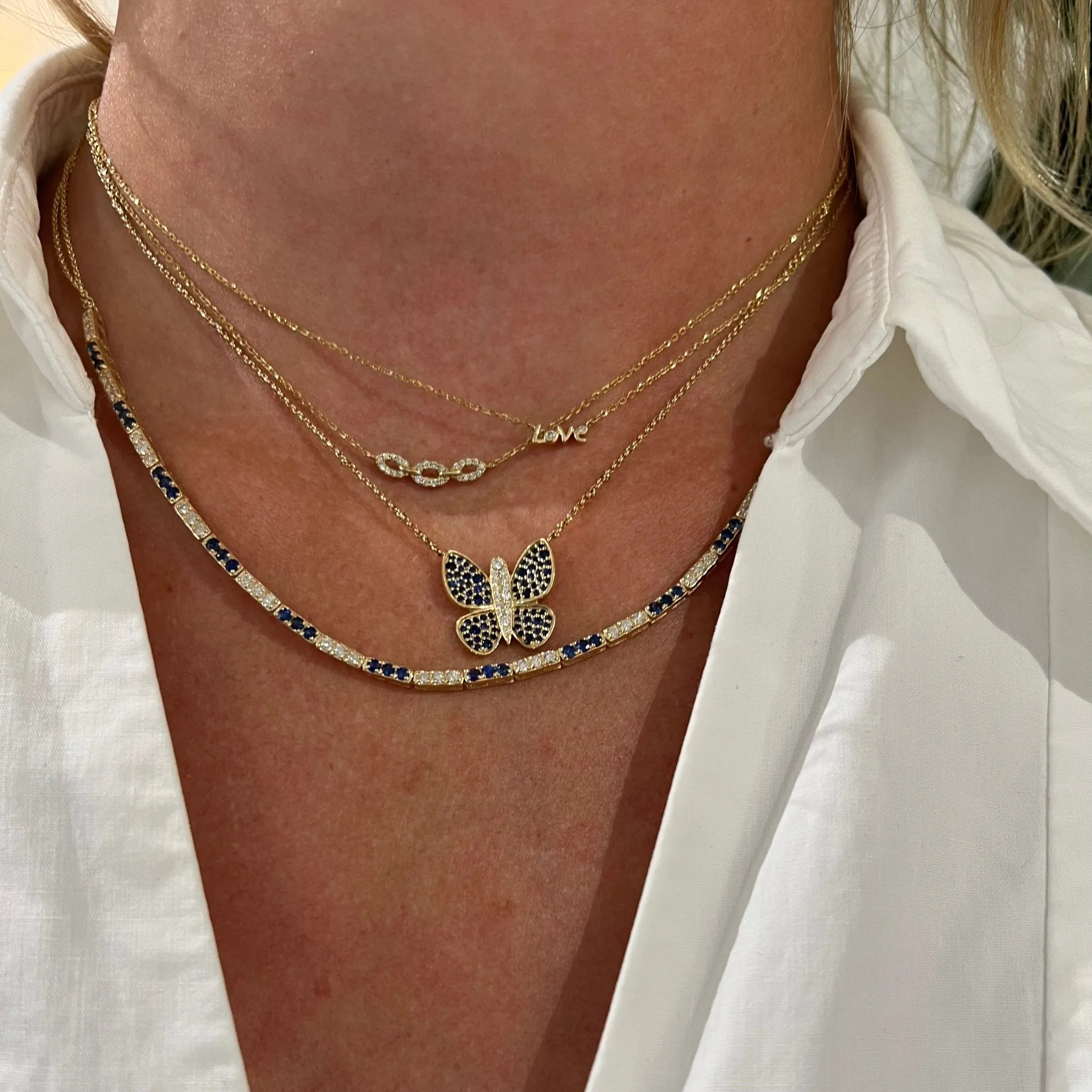 Mini Diamond Love Necklace
