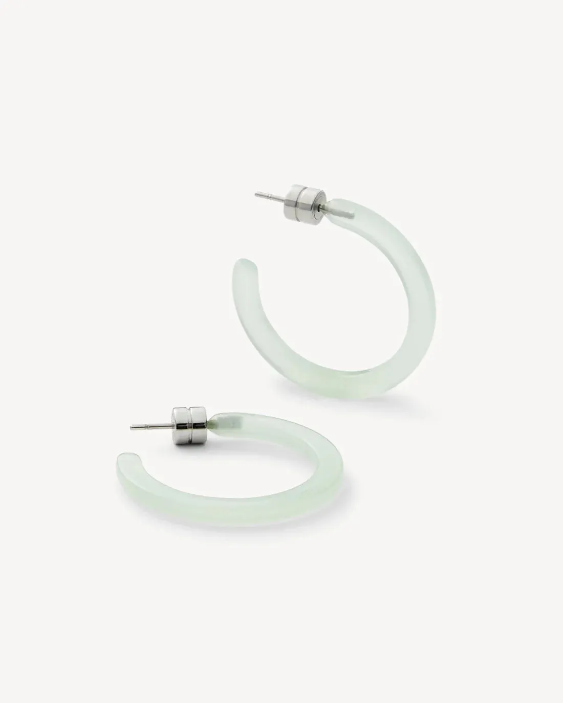 Mini Hoops: Sea Glass