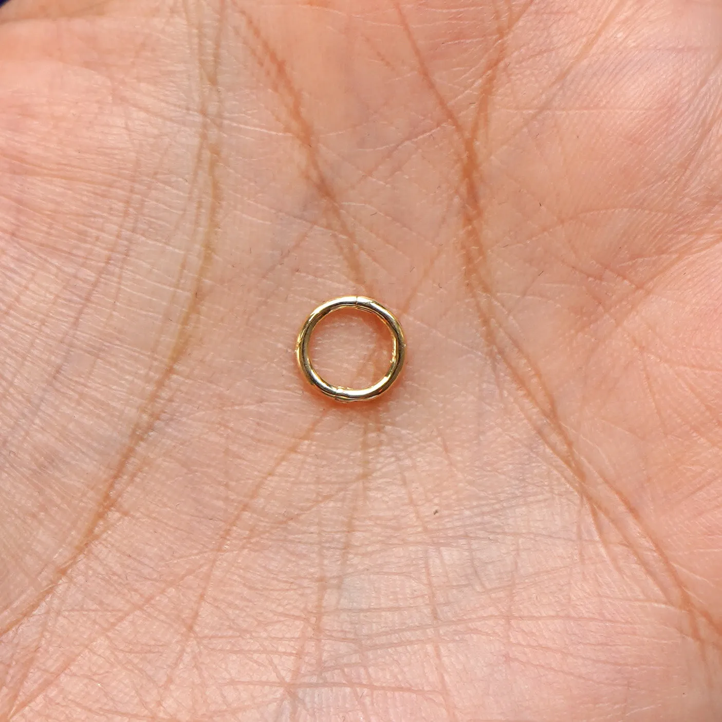 Mini Seamless Huggie Hoops / Piercing