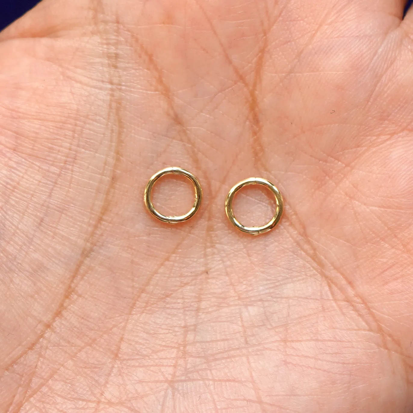 Mini Seamless Huggie Hoops / Piercing
