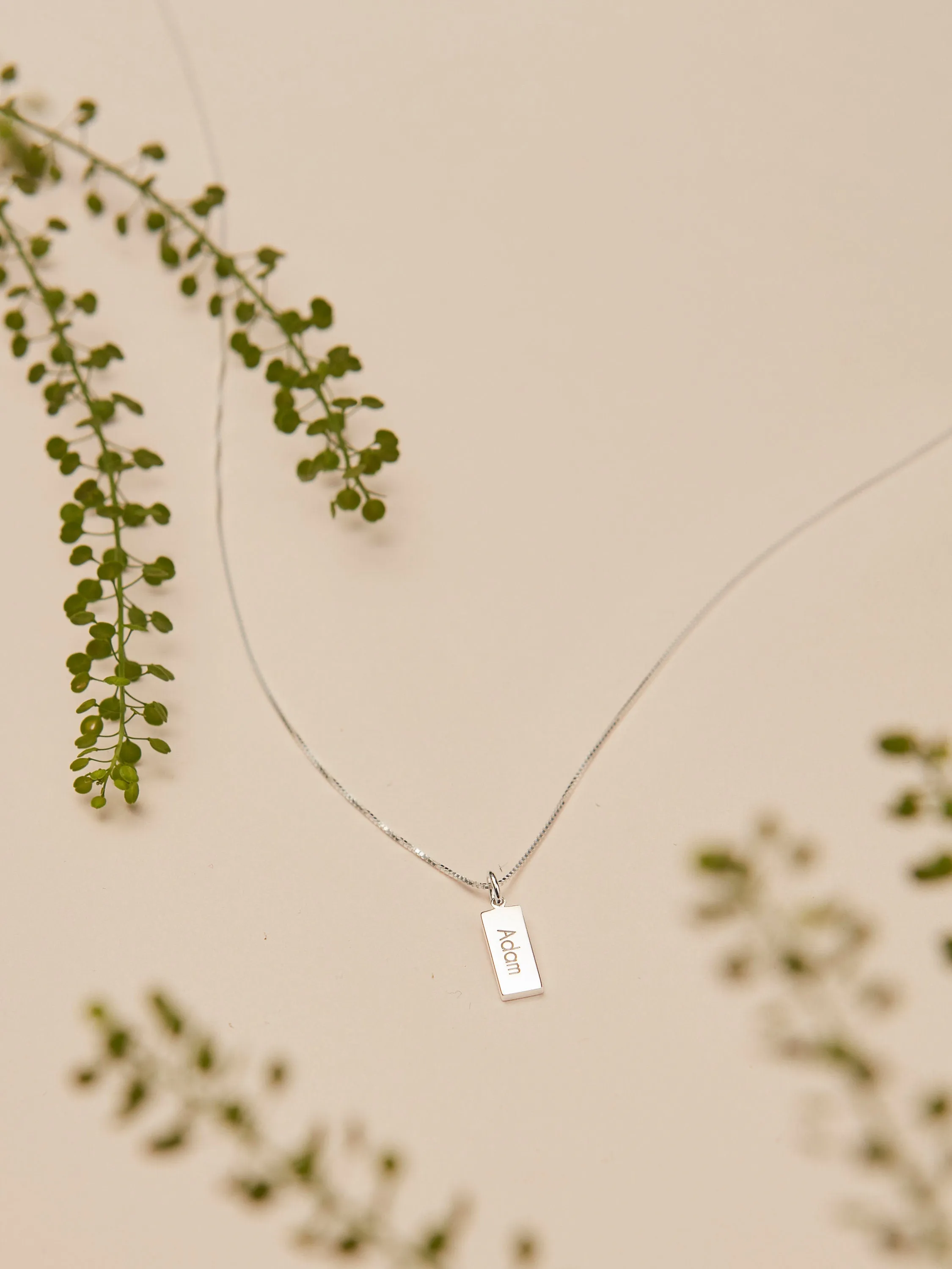 Mini Vertical Bar Necklace