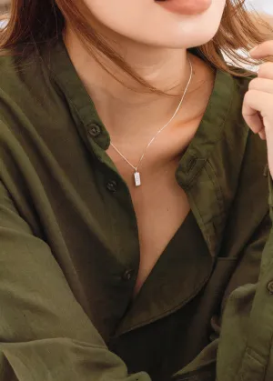 Mini Vertical Bar Necklace