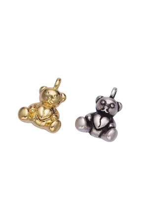 Minimalist Teddy Bear Charm